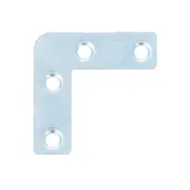 CAJA 100 ESCUADRAS PLANAS ZINCADA 1-40mm 397 AMIG