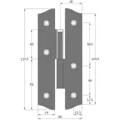 CAJA 25 PERNIOS 395-6 DCH BICROMATADO 138x60mm 277 AMIG