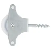 CAJA 25 POLEA TENDER ROLDANA PLASTICO TIRAFONDO 40mm 372 AMIG