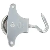CAJA 25 POLEA TENDER ROLDANA METAL CON GANCHO 659 AMIG