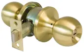 POMO REDONDO LLAVE Y CONDENA LATON MATE MOD. 610 11125 AMIG