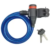 CABLE ANTIRROBO BICICLETA ESPIRAL 1200x8mm 77833 VOREL