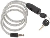 CABLE ANTIRROBO BICICLETA ESPIRAL 100cm x 6mm PRE900154 mod. 102 AM