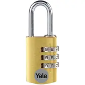 CANDADO COMBINACION ALUMINIO ORO 20mm YE3CB/20/121/GO YALE