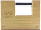 CANDADO CUADRADO PERSIANA 90mm LATON U90 IFAM
