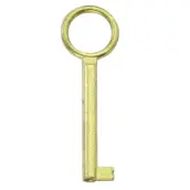 LLAVE ARMARIO ZAMAK A42 ORO