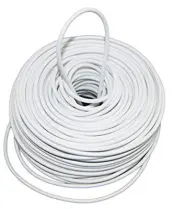 ROLLO 50mt ESPIRAL VISILLO PLASTIFICADO BLANCO