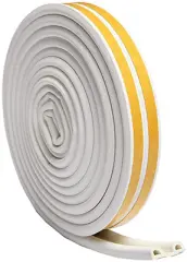 BURLETE CAUCHO BLANCO 9mm x6mt 2-5mm TIPO P 10765 GEKO