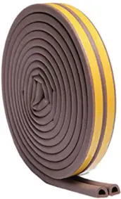 BURLETE CAUCHO MARRON 9mm x6mt 2-5mm TIPO P 10766 GEKO
