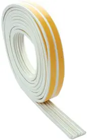 BURLETE CAUCHO BLANCO 9mm x6mt 1-3,5mm TIPO E 10763 GEKO