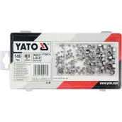 CAJA SURTIDO 146 TUERCAS BLOQUEO M4-M10 YT-06774 YATO