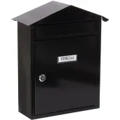 BUZON VISIT NEGRO 26x9x36cm E5744 ARREGUI