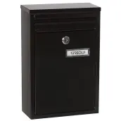 BUZON ZAGUAN NEGRO 22x8x32cm E5754 ARREGUI