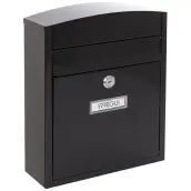 BUZON COMPACT NEGRO 24x8x29cm E5734 ARREGUI