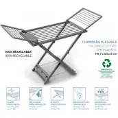 TENDEDERO PLEGABLE 21mt 2 ALAS RESINA GRIS SP BERNER