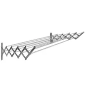 TENDEDERO EXTENSIBLE ALUMINIO 10 VARILLAS 100cm 90847 SAUVIC