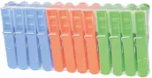 PAQ. 24 PINZAS TENDER ROPA PLASTICO 2702548