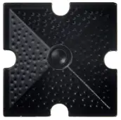 CLAVO PIRAMIDE FUNDIDO NEGRO Mod. 21 25mm