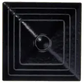 CLAVO PIRAMIDE FUNDIDO NEGRO Mod. 26 30mm