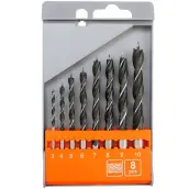 JUEGO 8 BROCAS MADERA 3-10mm 22381 STHOR