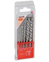 JUEGO 5 BROCAS WIDIA 4-5-6-8-10mm KRT012201 KREATOR