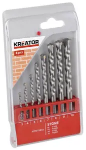 JUEGO 8 BROCAS WIDIA 3-4-5-6-7-8-9-10mm KRT012202 KREATOR