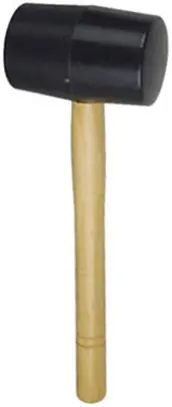 MAZA GOMA NEGRA PEQUEÑA 500gr 88555 RUBI