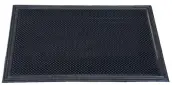 ALFOMBRA FELPUDO PINCHOS GOMA NEGRA 34x58cm 122526 GOL