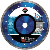 DISCO DIAMANTE 115mm MAT. DUROS CONTINUO TVA 31932 RUBI