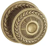 POMO PUERTA BADIA LATON ORO VIEJO 75mm M-66/G