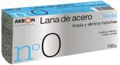 BOBINA 150gr LANA ACERO MEDIA Nº0 AKRON