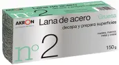 BOBINA 150gr LANA ACERO GRUESA Nº2 AKRON