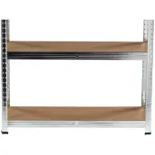 ESTANTERIA METAL GALVANIZADA AGLOMERADO 180x90x40cm 500Kgs 78485 VOREL