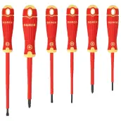 JUEGO 6 DESTORNILLADORES AISLADOS BAHCOFIT BFIT.106 BAHCO