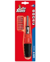 DESTORNILLADOR CARRACA 8 PUNTAS 220mm 39D181 TOP TOOLS