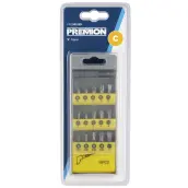 JUEGO 15 PUNTAS ATORNILLAR PH-PZ-TORX-PL PRE900109 PREMION