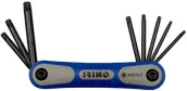 JUEGO 8 LLAVES TORX NAVAJA T9-T40 458-8-F IRIMO