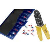 JUEGO ALICATE PELACABLES TERMINALES 220mm 60 TERMINALES 630-61B1-4 IRIMO