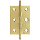 CAJA 24 BISAGRAS PLANA LATONADA 40x35mm 207 LIM