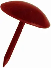 BLISTER 20 TACHUELAS ESMALTADA ROJA 10mm