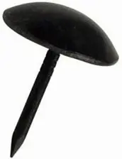 BLISTER 20 TACHUELAS ESMALTADA NEGRA 10mm