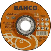 DISCO DESBASTE METAL INOX 115x6,4mm 3921-115-T27-IM BAHCO