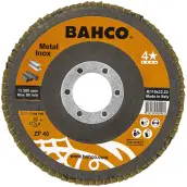 DISCO LAMINAS ZIRCONIO 115mm GRANO 40 3927-115IM-P40 BAHCO
