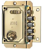 CERRADURA S 90 DERECHA DORADA FAC