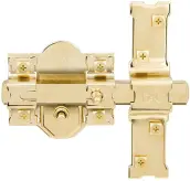 CERROJO 201R/80 BOTON/LLAVE BOMB. REDONDO DORADO FAC
