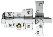 CERROJO 306L/115 DCHA. LLAVE/LLAVE BOMB. PERFIL CROMO FAC