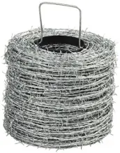 ROLLO 100mt ALAMBRE ESPINO 1,7mm x10cm