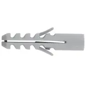 BLISTER 25 TACO PLASTICO GRIS 4mm