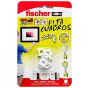 BLISTER 8 FIJA CUADROS BLANCO SMALLFIX 522206 FISCHER