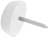 BOLSA 100 QUITA RUIDO DESLIZANTE PLASTICO 17mm BLANCO 60505
